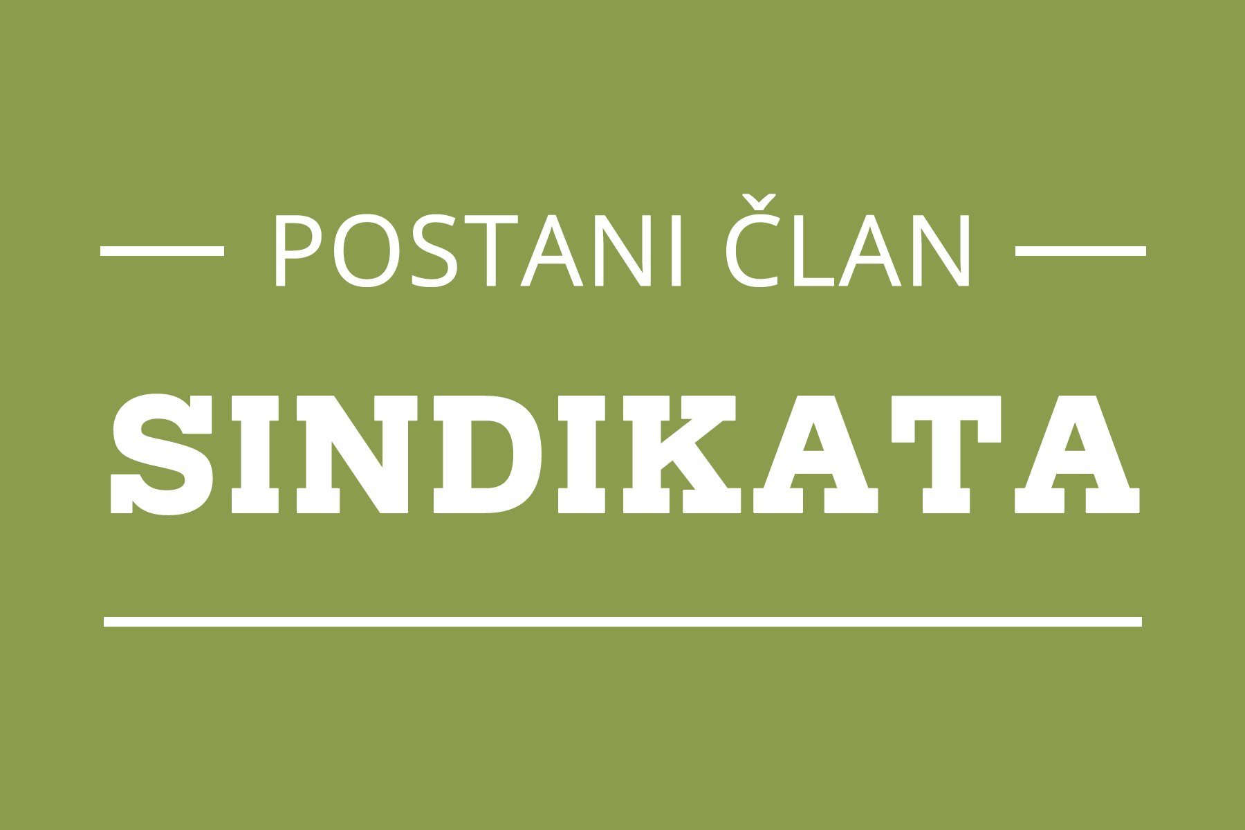 Postani član sindikata